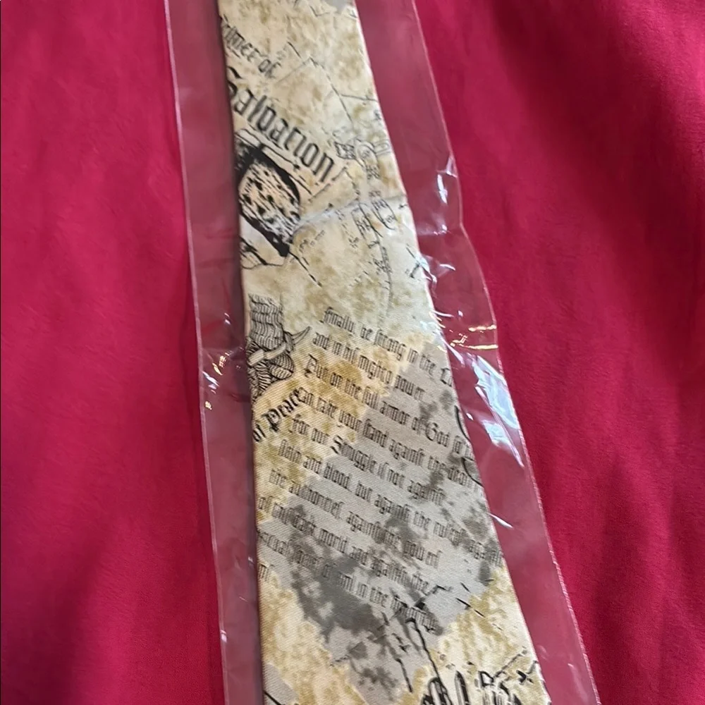 NWT Eagles Wings Salvation Print Tie